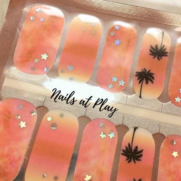 5 for $15 Nail Wraps- Palm Beach - Picture 3 of 5